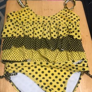 Ocean pacific girls 2 piece 7/8 swim